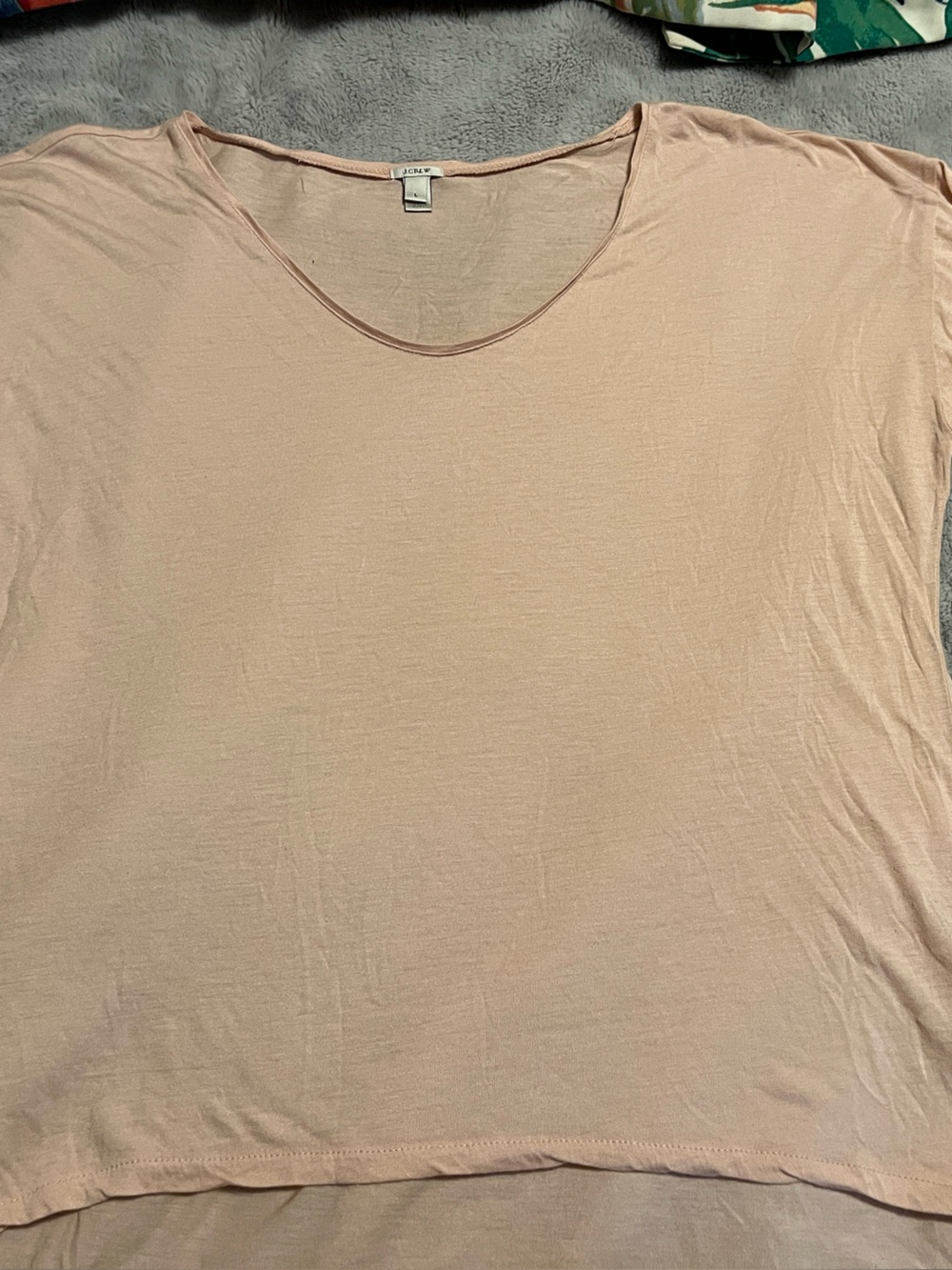 J.Crew Short Sleeve Top in Pink Size Large